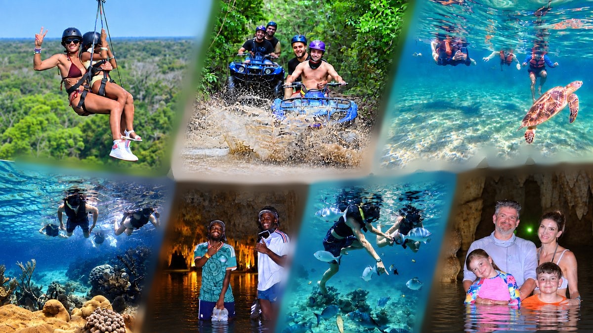 Tortugas + ATV + Cenote + Tirolesa